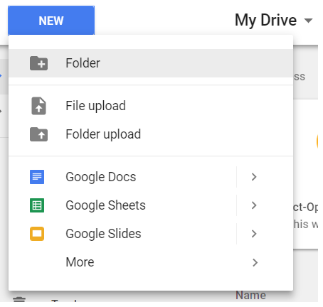 Create folder